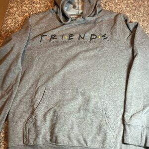 Friends The Television Series Gray Hoodie Sweatshirt Men’s Size Medium